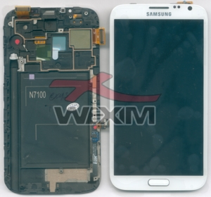 Ecran LCD Samsung Galaxy Note2 N7100 (blanc)